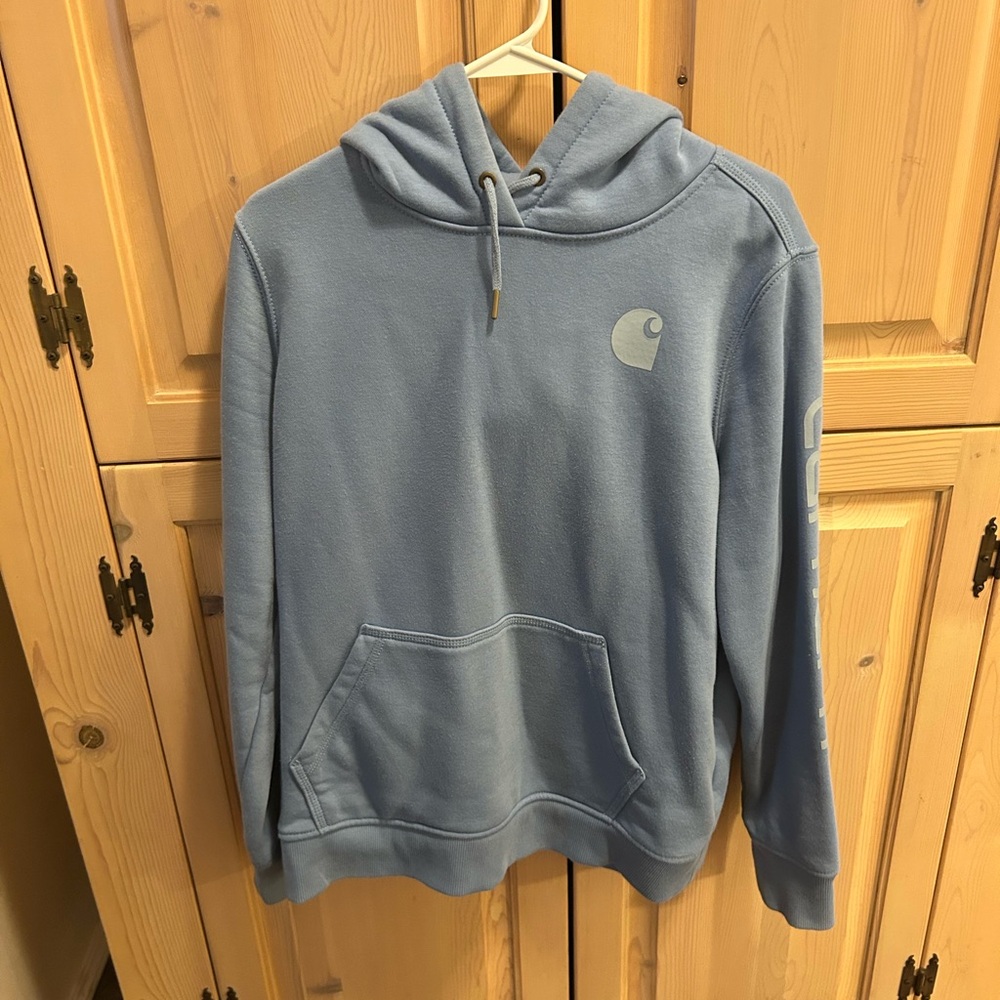 Carhartt Men's Slate Blue Hoodie